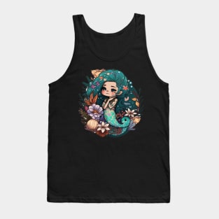 blushing mermaid Tank Top